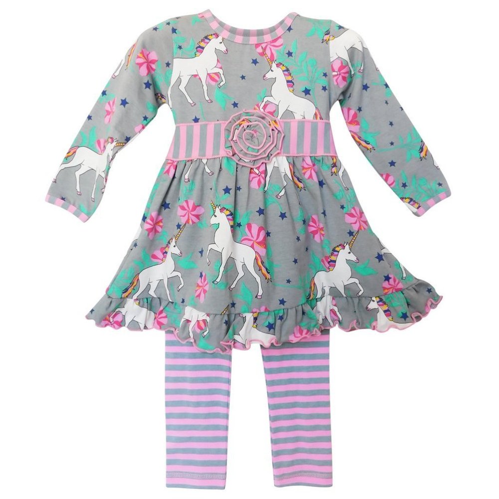 Ann Loren Unicorns And Rainbows 2 Piece Set